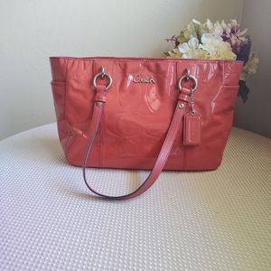 East West Gallery Patent Leather Tote